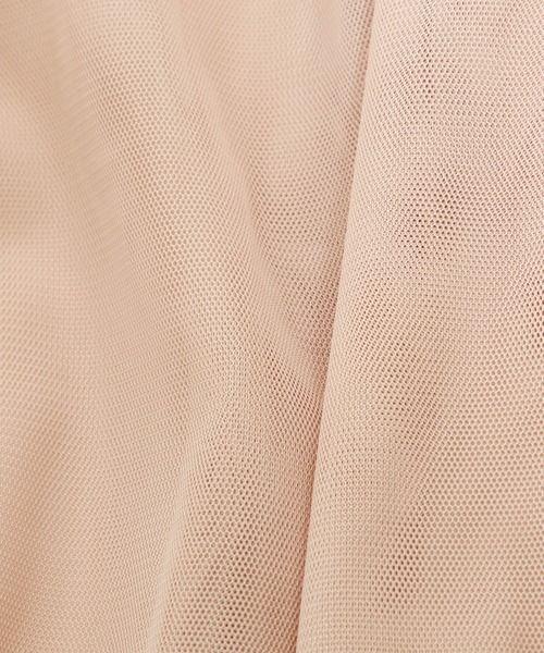 LOWRYS FARM（ローリーズファーム）の「チュールキャミワンピース 103261（ワンピース・レディース・ホワイト/チャコールグレー/ライトベージュ/ベージュ/ブラック・FREE）」の15枚目の写真