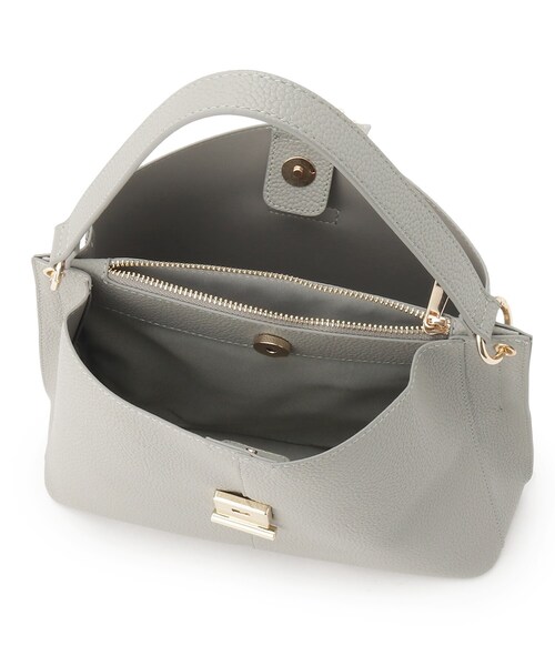 couture brooch（クチュールブローチ）の「◆ゴールドパーツハンドBAG（ハンドバッグ・レディース・ライトグレー/ベージュ/ブラック・00）」の12枚目の写真