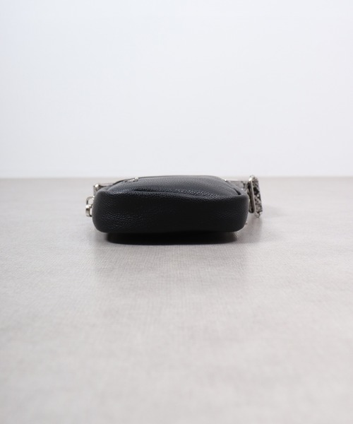 FUNALIVE（ファンアライブ）の「Pisoraro カラーコンビ　エコバッグ付スマホポシェット（ショルダーバッグ・レディース・ブラック/アイボリー・FREE）」の7枚目の写真