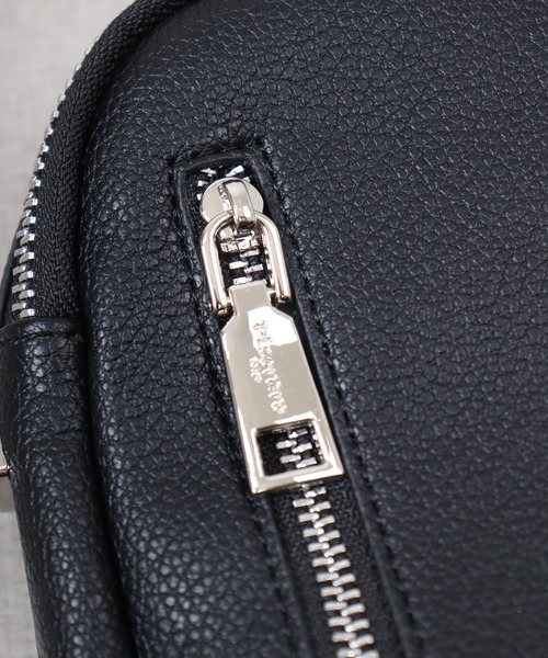 FUNALIVE（ファンアライブ）の「Pisoraro カラーコンビ　エコバッグ付スマホポシェット（ショルダーバッグ・レディース・ブラック/アイボリー・FREE）」の8枚目の写真