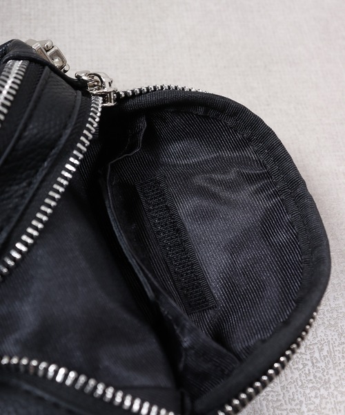 FUNALIVE（ファンアライブ）の「Pisoraro カラーコンビ　エコバッグ付スマホポシェット（ショルダーバッグ・レディース・ブラック/アイボリー・FREE）」の12枚目の写真