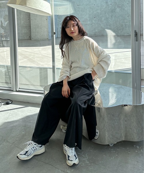 feepur（フェピュール）の「深タックスーパーワイドパンツ（その他パンツ・レディース・グレー/ブラック/アイボリー・SMALL/MEDIUM）」の20枚目の写真
