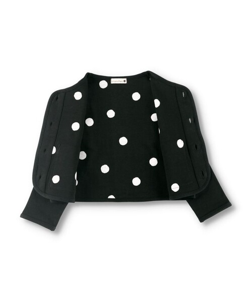 BRANSHES（ブランシェス）の「【b.+A 】金子綾/カーディガン（ニット/セーター・キッズ・杢グレー/ブラック・130/120/100/90/110/140/150）」の12枚目の写真