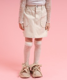 URBAN CHERRY（アーバンチェリー）の「カラー台形スカート（デニムスカート・キッズ）」