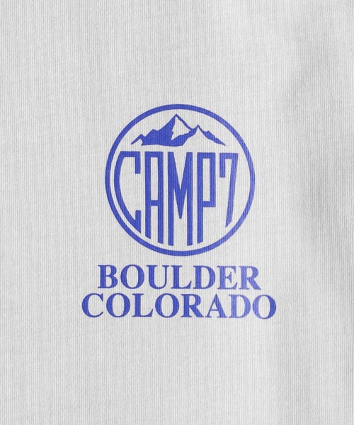 CAMP7(キャンプセブン)の「【CAMP7】サークルロゴ長袖Tシャツ 抗菌防臭 サスティナブル ユニセックス ロゴ ロンT(Tシャツ/カットソー・メンズ・ネイビー/ライトベージュ・M/L/XL)」の7枚目の写真