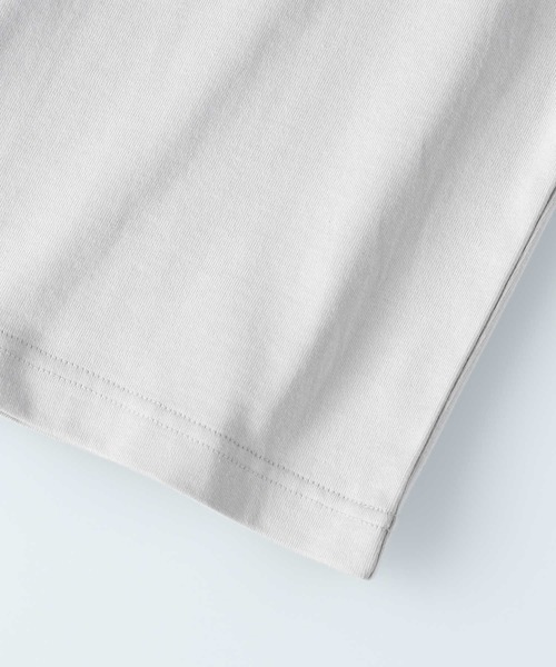 CAMP7(キャンプセブン)の「【CAMP7】サークルロゴ長袖Tシャツ 抗菌防臭 サスティナブル ユニセックス ロゴ ロンT(Tシャツ/カットソー・メンズ・ネイビー/ライトベージュ・M/L/XL)」の4枚目の写真