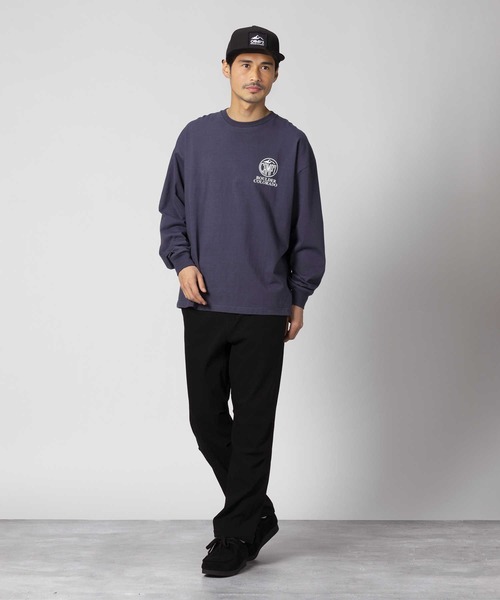 CAMP7(キャンプセブン)の「【CAMP7】サークルロゴ長袖Tシャツ 抗菌防臭 サスティナブル ユニセックス ロゴ ロンT(Tシャツ/カットソー・メンズ・ネイビー/ライトベージュ・M/L/XL)」の13枚目の写真