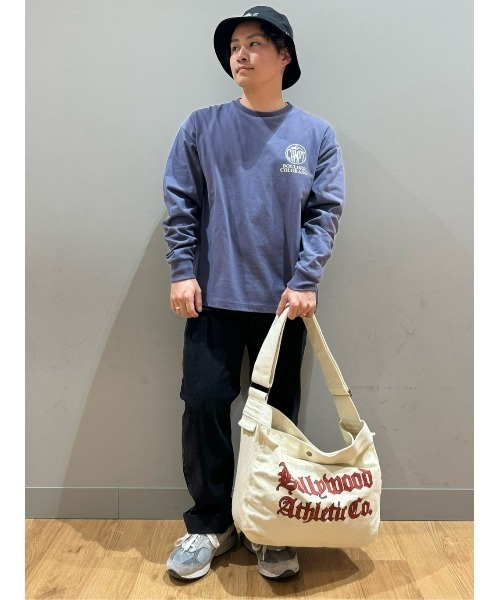 CAMP7(キャンプセブン)の「【CAMP7】サークルロゴ長袖Tシャツ 抗菌防臭 サスティナブル ユニセックス ロゴ ロンT(Tシャツ/カットソー・メンズ・ネイビー/ライトベージュ・M/L/XL)」の18枚目の写真