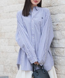 BEVERLY HILLS POLO CLUB | BEVERLY HILLS POLO CLUB/ストライプBIGシャツ(シャツ/ブラウス)