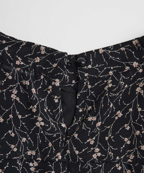 Jayro（ジャイロ）の「花柄シフォンワンピース（ワンピース・レディース・ライトグリーン/ブラック・FREE）」の9枚目の写真