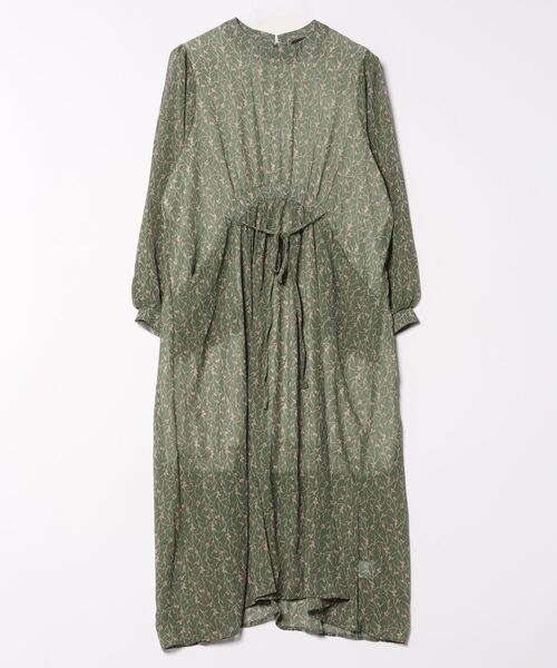 Jayro（ジャイロ）の「花柄シフォンワンピース（ワンピース・レディース・ライトグリーン/ブラック・FREE）」の13枚目の写真