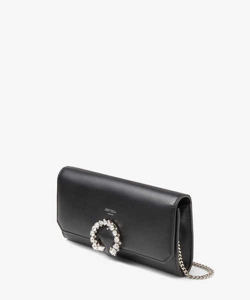 JIMMY CHOO(ジミーチュウ)の「WALLET W/CHAIN(ハンドバッグ・レディース・ホワイト/ブラック・ONE SIZE)」の14枚目の写真