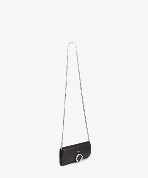 JIMMY CHOO(ジミーチュウ)の「WALLET W/CHAIN(ハンドバッグ・レディース・ホワイト/ブラック・ONE SIZE)」の11枚目の写真