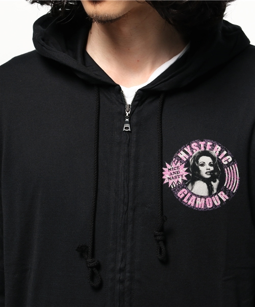 HYSTERIC GLAMOUR(ヒステリックグラマー)の「NICE AND NASTY pt PK(パーカー・メンズ・ホワイト/グリーン/ブラック・LARGE/MEDIUM/SMALL)」の19枚目の写真