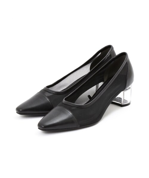 EDIT COLOGNE（エディットコロン）の「メッシュクリアヒールパンプス（パンプス・レディース・ベージュ/オフホワイト/ブラック・23.5cm/24.0cm/23.0cm）」の4枚目の写真