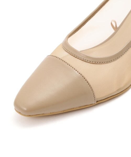 EDIT COLOGNE（エディットコロン）の「メッシュクリアヒールパンプス（パンプス・レディース・ベージュ/オフホワイト/ブラック・23.5cm/24.0cm/23.0cm）」の8枚目の写真