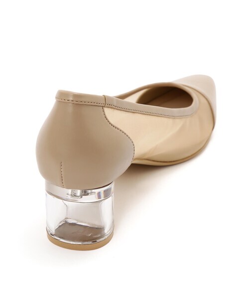 EDIT COLOGNE（エディットコロン）の「メッシュクリアヒールパンプス（パンプス・レディース・ベージュ/オフホワイト/ブラック・23.5cm/24.0cm/23.0cm）」の9枚目の写真