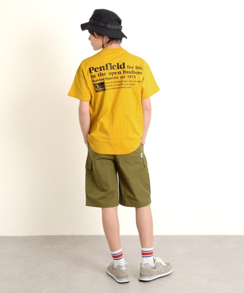 PEN FIELD(ペンフィールド)の「【Penfield】USAコットン・バックロゴ半袖Tシャツ(Tシャツ/カットソー・キッズ・イエロー/ブラック/グレー/ブルー・140cm/150cm/160cm/170cm)」の5枚目の写真