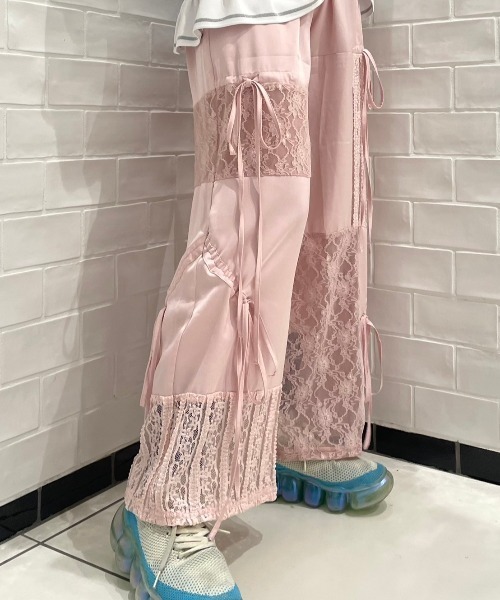 LACY PATCH WORK DROST パンツ LACY PATCH WORK DROST パンツ