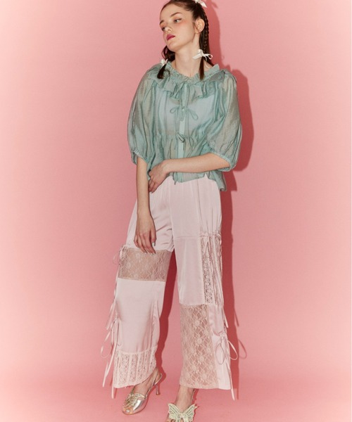 LACY PATCH WORK DROST パンツ LACY PATCH WORK DROST パンツ