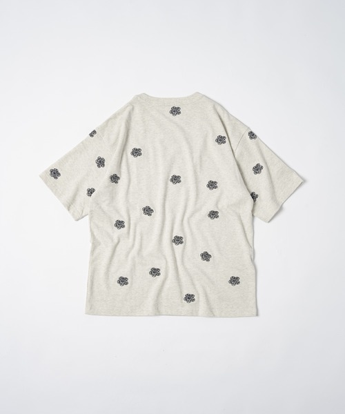 kaoyorinakami(カオヨリナカミ)の「flower tee / フラワーTシャツ(Tシャツ/カットソー・メンズ・ホワイト/ブラック・X-LARGE/MEDIUM/SMALL/X-SMALL/LARGE)」の9枚目の写真