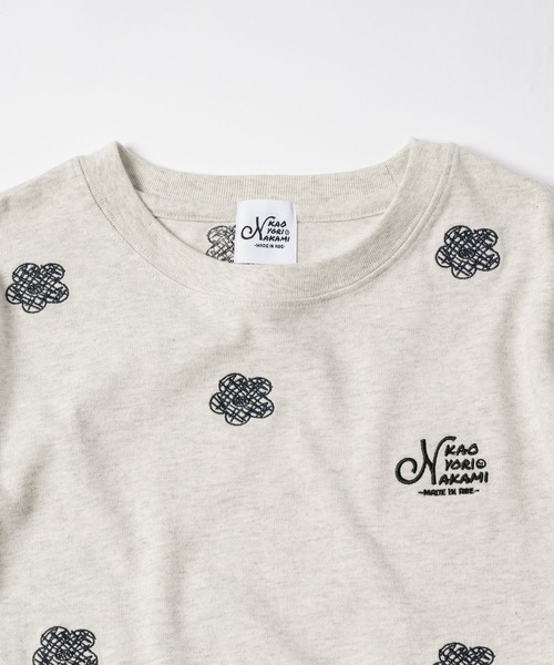 kaoyorinakami(カオヨリナカミ)の「flower tee / フラワーTシャツ(Tシャツ/カットソー・メンズ・ホワイト/ブラック・X-LARGE/MEDIUM/SMALL/X-SMALL/LARGE)」の14枚目の写真