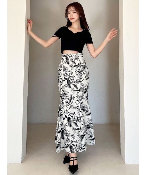 RESEXXY（リゼクシー）の「スリーブデザイントップス（Tシャツ/カットソー・レディース・ブルー/ブラック/その他1/オレンジ・FREE）」の17枚目の写真