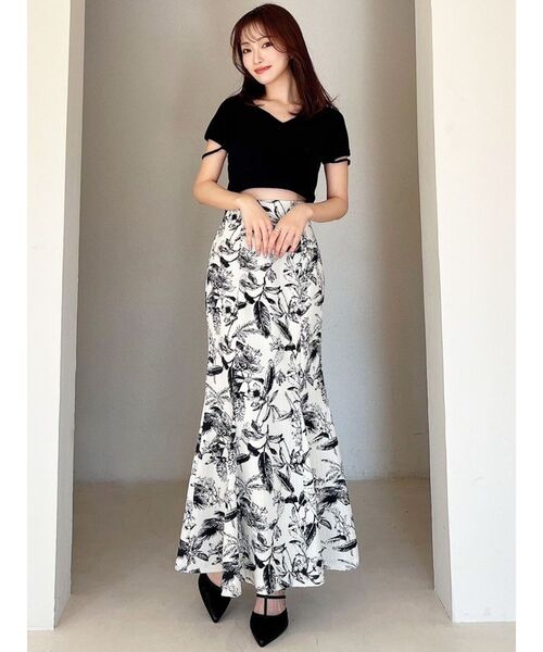 RESEXXY（リゼクシー）の「スリーブデザイントップス（Tシャツ/カットソー・レディース・ブルー/ブラック/その他1/オレンジ・FREE）」の19枚目の写真