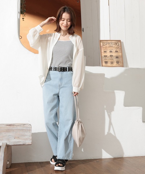 Honeys（ハニーズ）の「２ｗａｙ巾着バッグ（ショルダーバッグ・レディース・ベージュ系その他/シルバー/ブラック・FREE）」の6枚目の写真