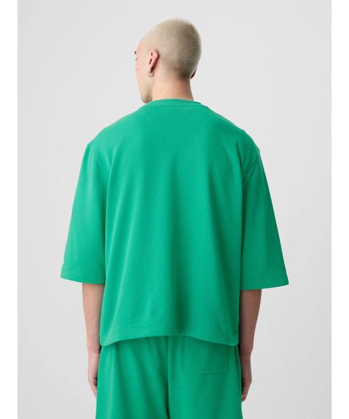 GAP - ギャップ GAP1969ロゴ オーバーサイズ スウェット ブラック XS セール】ヴィンテージソフト オーバーサイズ GAP Athleticロゴ