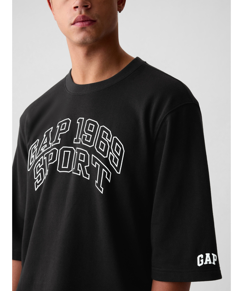 セール】GAP1969ロゴ オーバーサイズ クルーネック スウェット