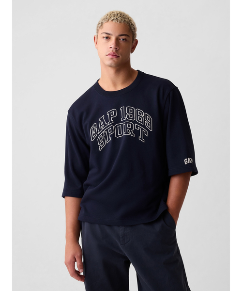 セール】GAP1969ロゴ オーバーサイズ クルーネック スウェット
