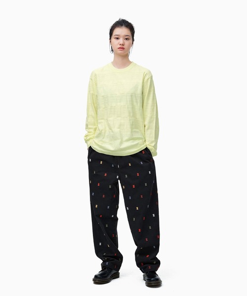 thisisneverthat(ディスイズネバーザット)の「Embroidered Easy Pant(チノパンツ・メンズ・ブラック・S/M/L/XL)」の8枚目の写真