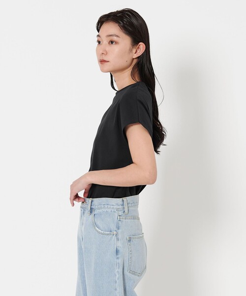 MARW UNITED ARROWS（マルゥ ユナイテッドアローズ）の「＜MARW UNITED ARROWS＞ベーシック クルーネック Tシャツ ‐汗ジミ防止‐（Tシャツ/カットソー・レディース・ダークグレー/ホワイト/ブラック/オリーブ/クリーム・FREE）」の20枚目の写真