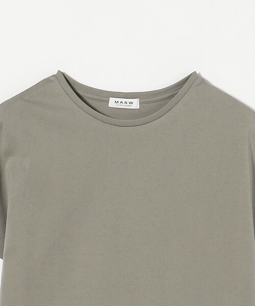 MARW UNITED ARROWS（マルゥ ユナイテッドアローズ）の「＜MARW UNITED ARROWS＞ベーシック クルーネック Tシャツ ‐汗ジミ防止‐（Tシャツ/カットソー・レディース・ダークグレー/ホワイト/ブラック/オリーブ/クリーム・FREE）」の14枚目の写真