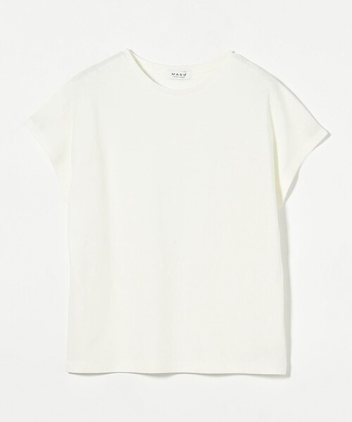 MARW UNITED ARROWS（マルゥ ユナイテッドアローズ）の「＜MARW UNITED ARROWS＞ベーシック クルーネック Tシャツ ‐汗ジミ防止‐（Tシャツ/カットソー・レディース・ダークグレー/ホワイト/ブラック/オリーブ/クリーム・FREE）」の11枚目の写真