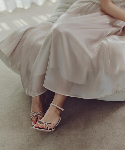 EDIT COLOGNE（エディットコロン）の「キトゥンヒールサンダル（パンプス・レディース・シルバー/ブラック/ベージュ・23.0cm/23.5cm/24.0cm）」の7枚目の写真