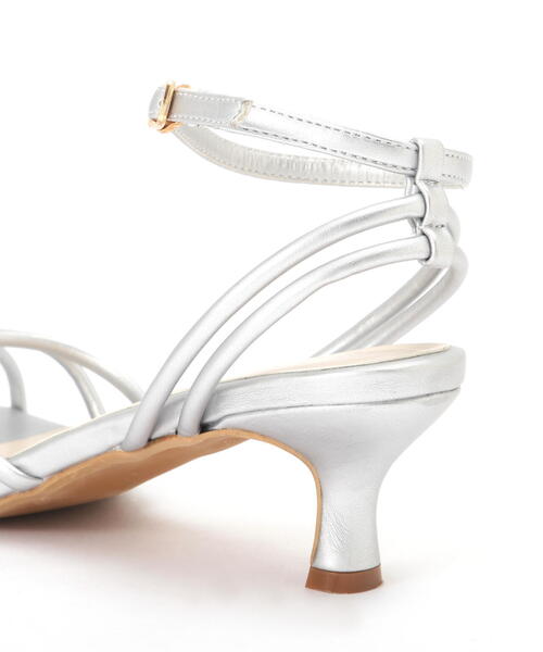 EDIT COLOGNE（エディットコロン）の「キトゥンヒールサンダル（パンプス・レディース・シルバー/ブラック/ベージュ・23.0cm/23.5cm/24.0cm）」の14枚目の写真