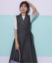 【未使用】Apuweiser-riche♡ ツイストイレヘムワンピース イレヘムワッシャーキャミワンピース Apuweiser-riche - メルカリ