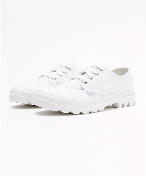 PALLADIUM(パラディウム)の「PALLADIUM/パラディウム Pampa Oxford/パンパ オックスフォード 92351(スニーカー・レディース・ホワイト/ブラック/ライトパープル/ホワイト系その他/イエロー/コーラル・24.0cm/25.0cm/23.0cm/24.5cm/23.5cm/22.5cm/24cm/23cm/25cm)」の2枚目の写真