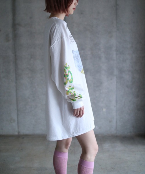 grapevine by k3（グレープバインバイケースリー）の「Axe T shirt（Tシャツ/カットソー・メンズ・ホワイト・M/L）」の4枚目の写真