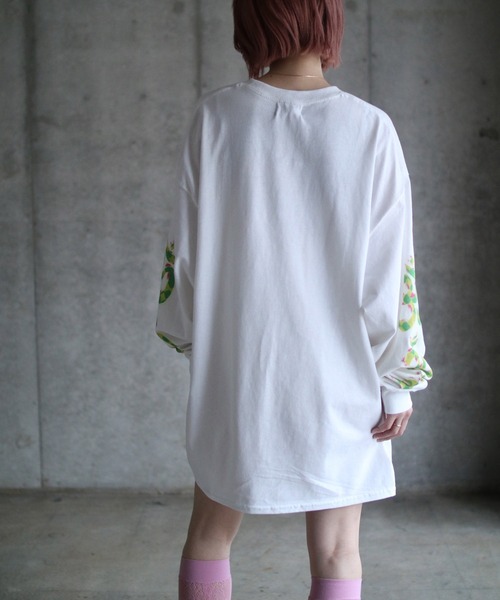 grapevine by k3（グレープバインバイケースリー）の「Axe T shirt（Tシャツ/カットソー・メンズ・ホワイト・M/L）」の5枚目の写真