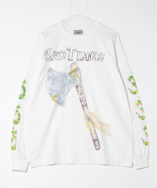 grapevine by k3（グレープバインバイケースリー）の「Axe T shirt（Tシャツ/カットソー・メンズ・ホワイト・M/L）」の13枚目の写真