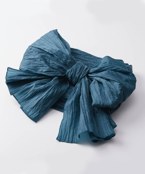 nissen（ニッセン）の「兵児帯【単品】（浴衣・レディース・マスタード/ピンク/ターコイズブルー・01）」の2枚目の写真