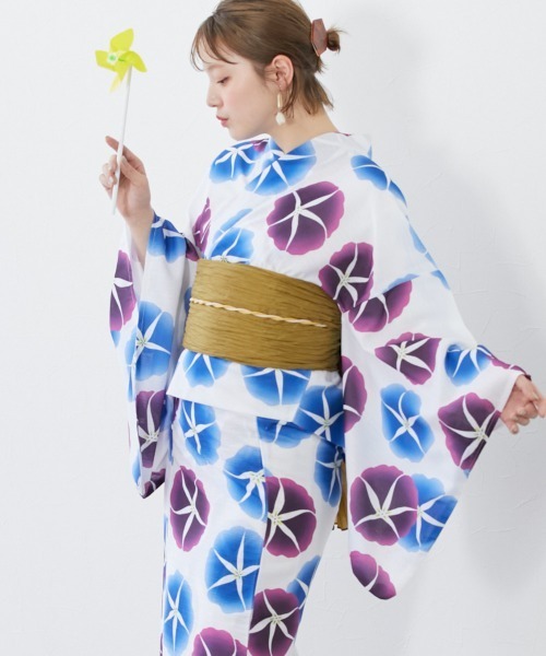 nissen（ニッセン）の「兵児帯【単品】（浴衣・レディース・マスタード/ピンク/ターコイズブルー・01）」の15枚目の写真