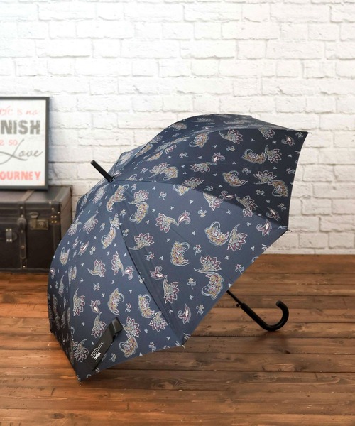 BAYFLOW（ベイフロー）の「[軽くて風に強い]JUMP晴雨兼用傘65cm（長傘・レディース・ネイビー/カーキ/ブラック・0）」の2枚目の写真