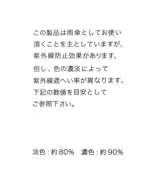 BAYFLOW（ベイフロー）の「[軽くて風に強い]JUMP晴雨兼用傘65cm（長傘・レディース・ネイビー/カーキ/ブラック・0）」の17枚目の写真