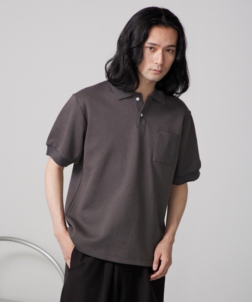 MandO(エムオー)(エムオー)の「【MandO】ベーシックカノコポロシャツ(ポロシャツ・メンズ・レッド/杢グレー/ネイビー/チャコール/ブラック・LARGE/MEDIUM)」の3枚目の写真