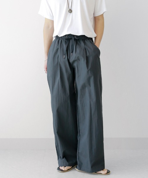 minsobi（ミンソビ）の「サマーワイドイージーパンツ（その他パンツ・メンズ・カーキ/チャコールグレー・FREE）」の2枚目の写真