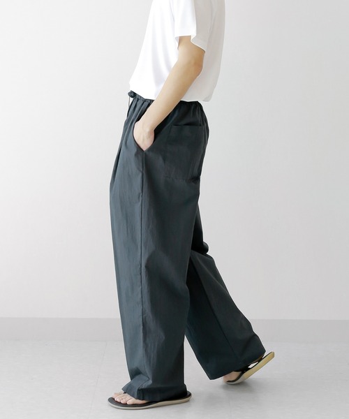 minsobi（ミンソビ）の「サマーワイドイージーパンツ（その他パンツ・メンズ・カーキ/チャコールグレー・FREE）」の5枚目の写真